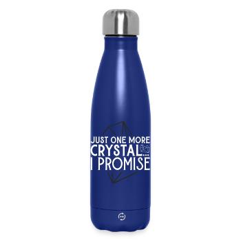 Kristall-Sucht - Chakra Heilung - Thermosflasche 500 ml - Dunkelblau  - Vorne