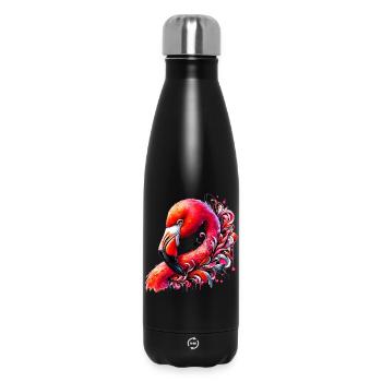Flamant - Bouteille isotherme 500 ml - noir - Devant