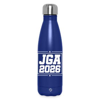 Jga 2026 Bachelor Party - Insulated Water Bottle 500 ml - dark blue  - Front