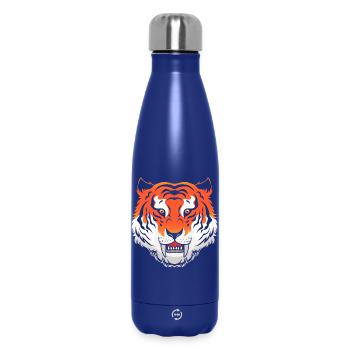 Prehistoric saber-toothed tiger - Insulated Water Bottle 500 ml - dark blue  - Front