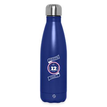 Fier D'être Du 12 Aveyron France - Bouteille isotherme 500 ml - bleu foncé  - Devant
