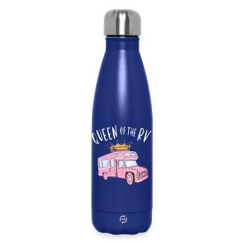 Queen of the RV - Queen of the Camper - Insulated Water Bottle 500 ml - dark blue  - Front