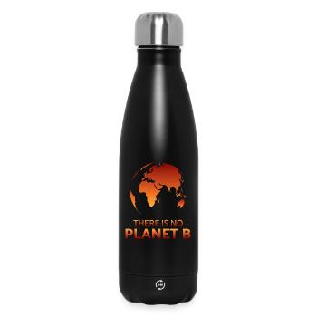 Klimaschutz Umwelt Planet Erde Klima Klimapolitik - Thermosflasche 500 ml - Schwarz - Vorne