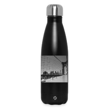 Brooklyn-Brücke - Thermosflasche 500 ml - Schwarz - Vorne