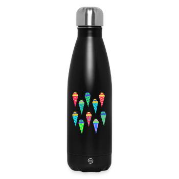 School bag sugar bag School start school start - Insulated Water Bottle 500 ml - black - Front