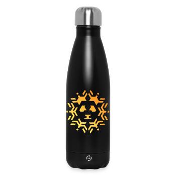 Panda Icon Sun Star Pattern Colors Icon - Insulated Water Bottle 500 ml - black - Front