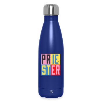 Conception de prêtre - Bouteille isotherme 500 ml - bleu foncé  - Devant