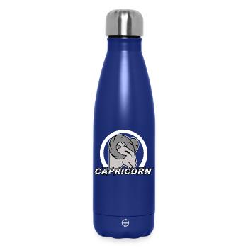 Horoscope Capricorne Signe du zodiaque Astronomie - Bouteille isotherme 500 ml - bleu foncé  - Devant