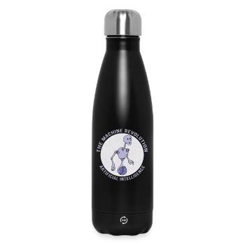 Die maschinelle Revolution Künstliche Intelligenz - Thermosflasche 500 ml - Schwarz - Vorne