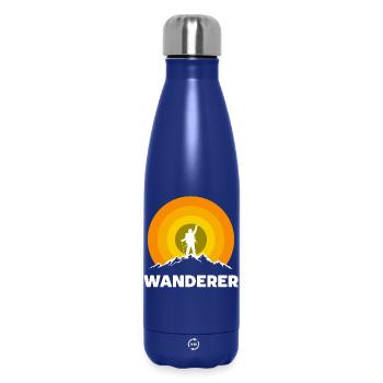 Randonneurs Amoureux de la nature Randonnées Alpinisme - Bouteille isotherme 500 ml - bleu foncé  - Devant