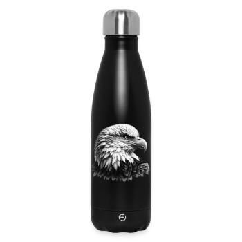 Pygargue à tête blanche - Bouteille isotherme 500 ml - noir - Devant