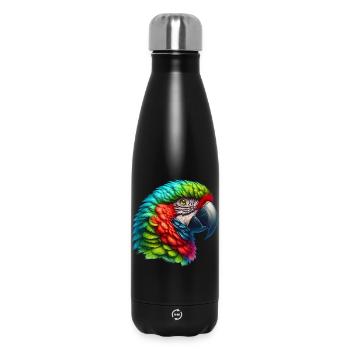 Papagei - Thermosflasche 500 ml - Schwarz - Vorne