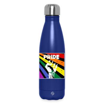 PRIDE - Insulated Water Bottle 500 ml - dark blue  - Front