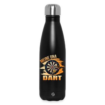 Meine DNA - Dart - Thermosflasche 500 ml - Schwarz - Vorne