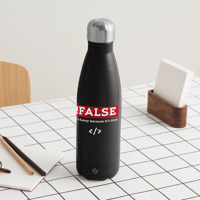 Debug Skripting Statement Developer Code Nerd Thermosflasche 500 ml