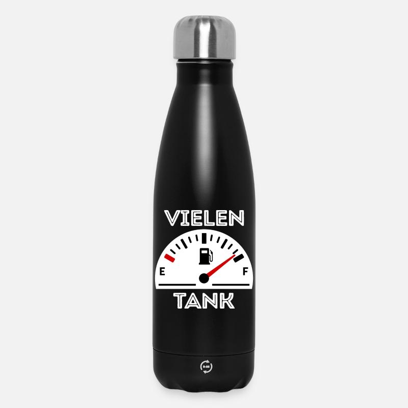 Pompe à carburant diesel à essence électrique de ravitaillement - Bouteille isotherme 500 ml - noir