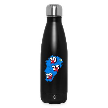 Région franche comté - Bouteille isotherme 500 ml - noir - Devant