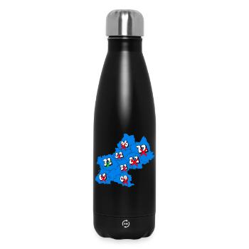 Région Midi-Pyrénées - Bouteille isotherme 500 ml - noir - Devant