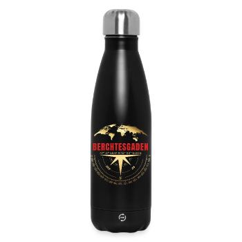 Koordinaten Berchtesgaden - Thermosflasche 500 ml - Schwarz - Vorne