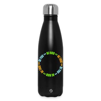Be Kind Be True Be You Inspirierend Selbstliebe - Thermosflasche 500 ml - Schwarz - Vorne