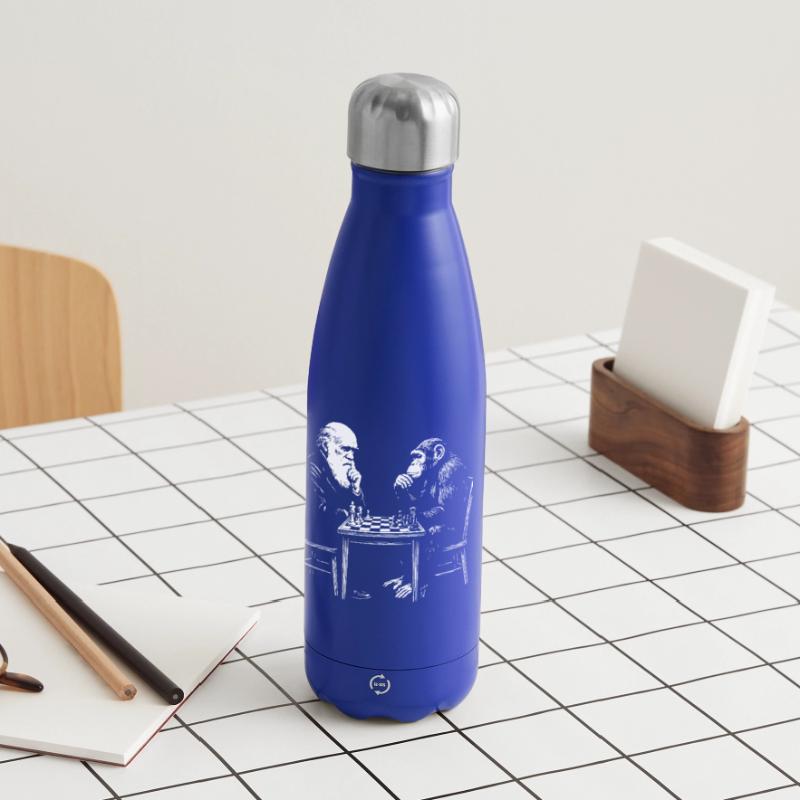 Darwin joue aux échecs avec un singe - Jeu d’évolution Bouteille isotherme 500 ml