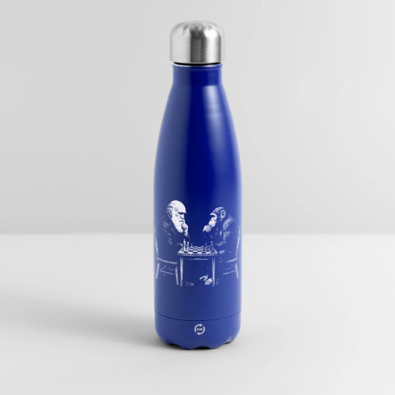 Darwin joue aux échecs avec un singe - Jeu d’évolution Bouteille isotherme 500 ml