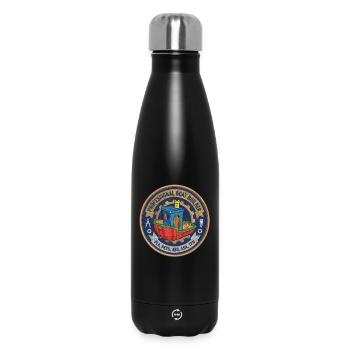 Professional Boatbuilder Benchy Patch - Insulated Water Bottle 500 ml - black - Front