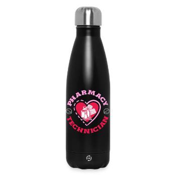 Pharmacist Pharmaceutical Technical - Insulated Water Bottle 500 ml - black - Front