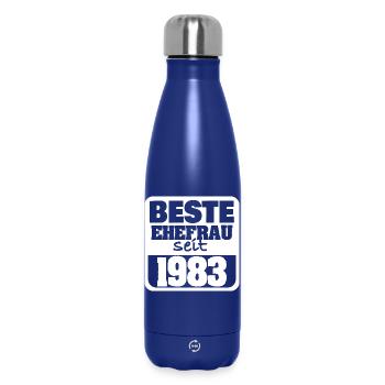 1983 - Insulated Water Bottle 500 ml - dark blue  - Front