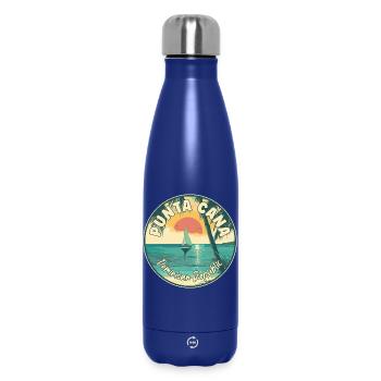 Explorez Punta Cana en République dominicaine - Bouteille isotherme 500 ml - bleu foncé  - Devant