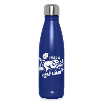 Ich brauch nen Nap - Thermosflasche 500 ml - Dunkelblau  - Vorne