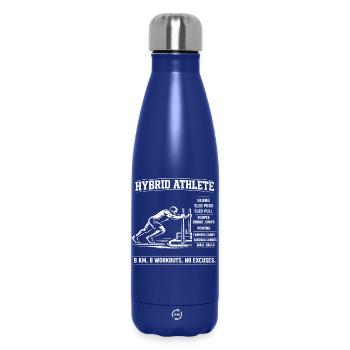 Hybrid Athlet Sled Push Fitness - Thermosflasche 500 ml - Dunkelblau  - Vorne
