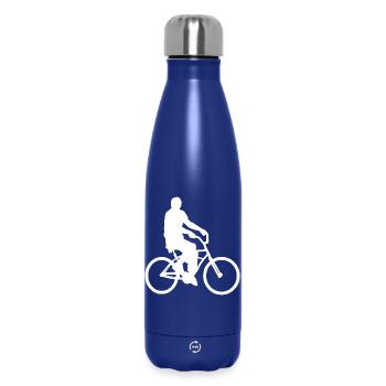 Fahrrad - Thermosflasche 500 ml - Dunkelblau  - Vorne