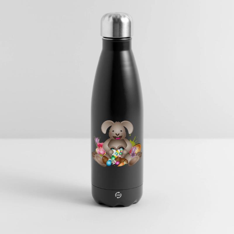 laughing Easter with Easter nest full of Easter eggs Insulated Water Bottle 500 ml