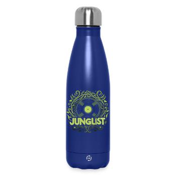 junglist disque vinyle - Bouteille isotherme 500 ml - bleu foncé  - Devant