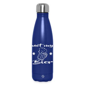 Beer Saying - Insulated Water Bottle 500 ml - dark blue  - Front