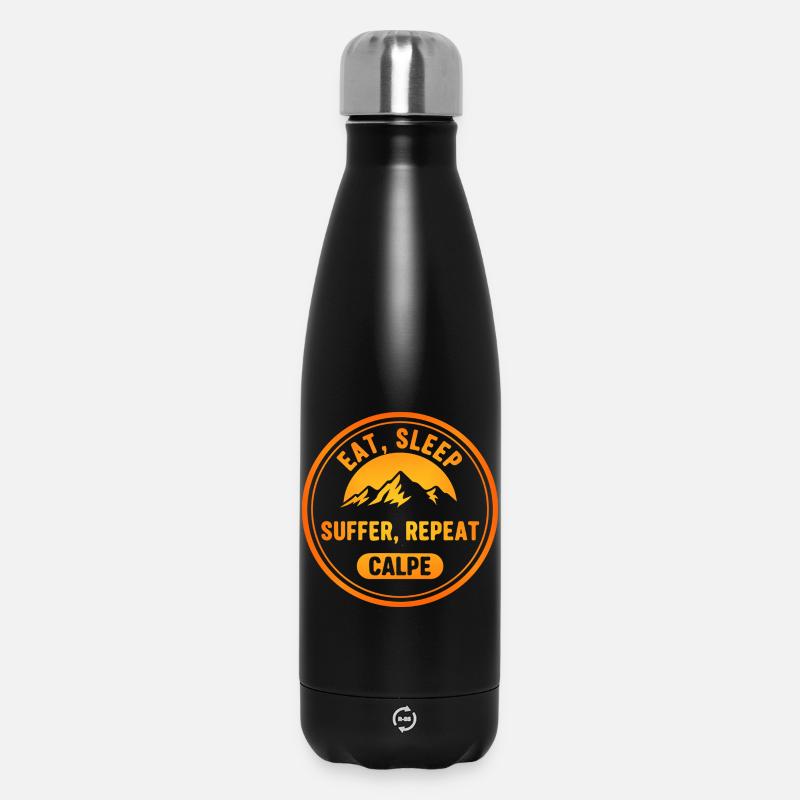 Eat Sleep Suffer Repeat Calpe - Insulated Water Bottle 500 ml - black