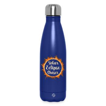 Solar eclipse chaser - Insulated Water Bottle 500 ml - dark blue  - Front