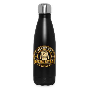 Membre du réseau Attila - humour film culte - Bouteille isotherme 500 ml - noir - Devant