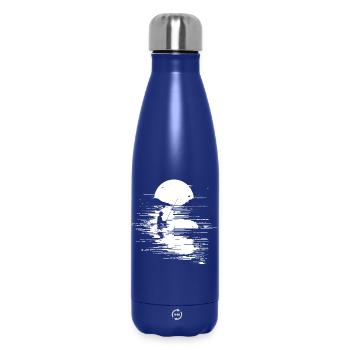 Fishing Graph - Insulated Water Bottle 500 ml - dark blue  - Front