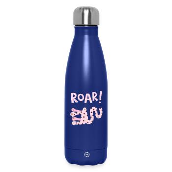 Roar Cute Animal Funny Cartoon Design - Thermosflasche 500 ml - Dunkelblau  - Vorne