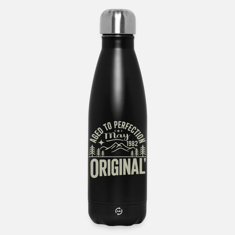 Mai 1982 – Legende der Gipfel und Berge - Thermosflasche 500 ml - Schwarz