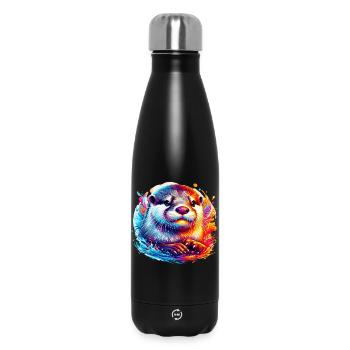 Otter - Insulated Water Bottle 500 ml - black - Front