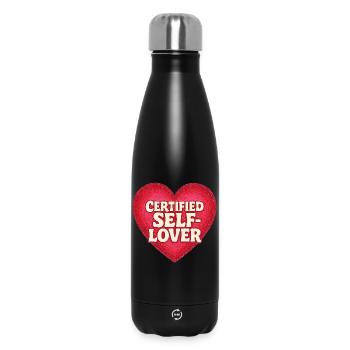 self-love - Insulated Water Bottle 500 ml - black - Front