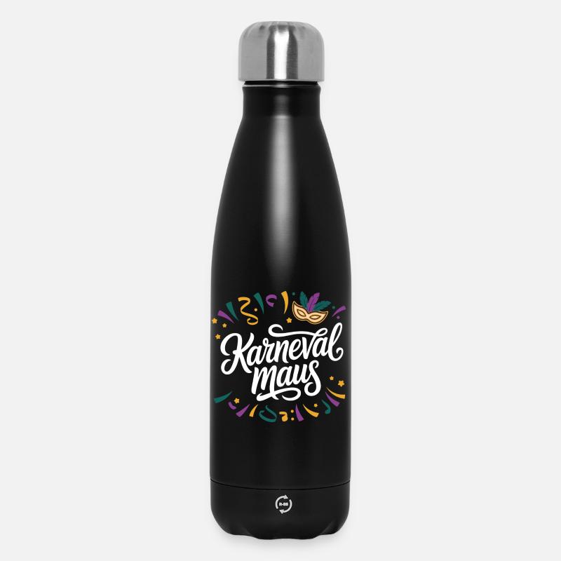 Carnival Mouse - Insulated Water Bottle 500 ml - black