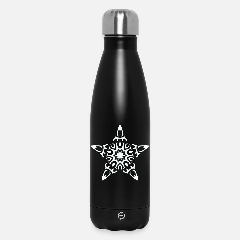 stern - Thermosflasche 500 ml - Schwarz