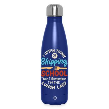 Schule Mitarbeiterin Cafeteria - Thermosflasche 500 ml - Dunkelblau  - Vorne
