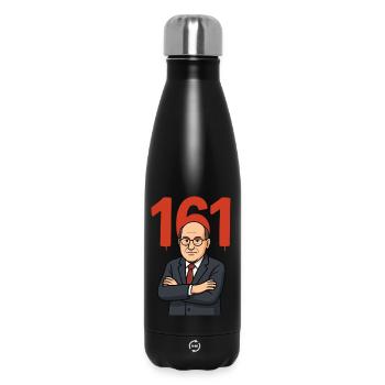 161 - Insulated Water Bottle 500 ml - black - Front