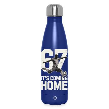 67 – Soccer - Insulated Water Bottle 500 ml - dark blue  - Front