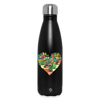 Garden & Plant Lovers Gifts - Insulated Water Bottle 500 ml - black - Front